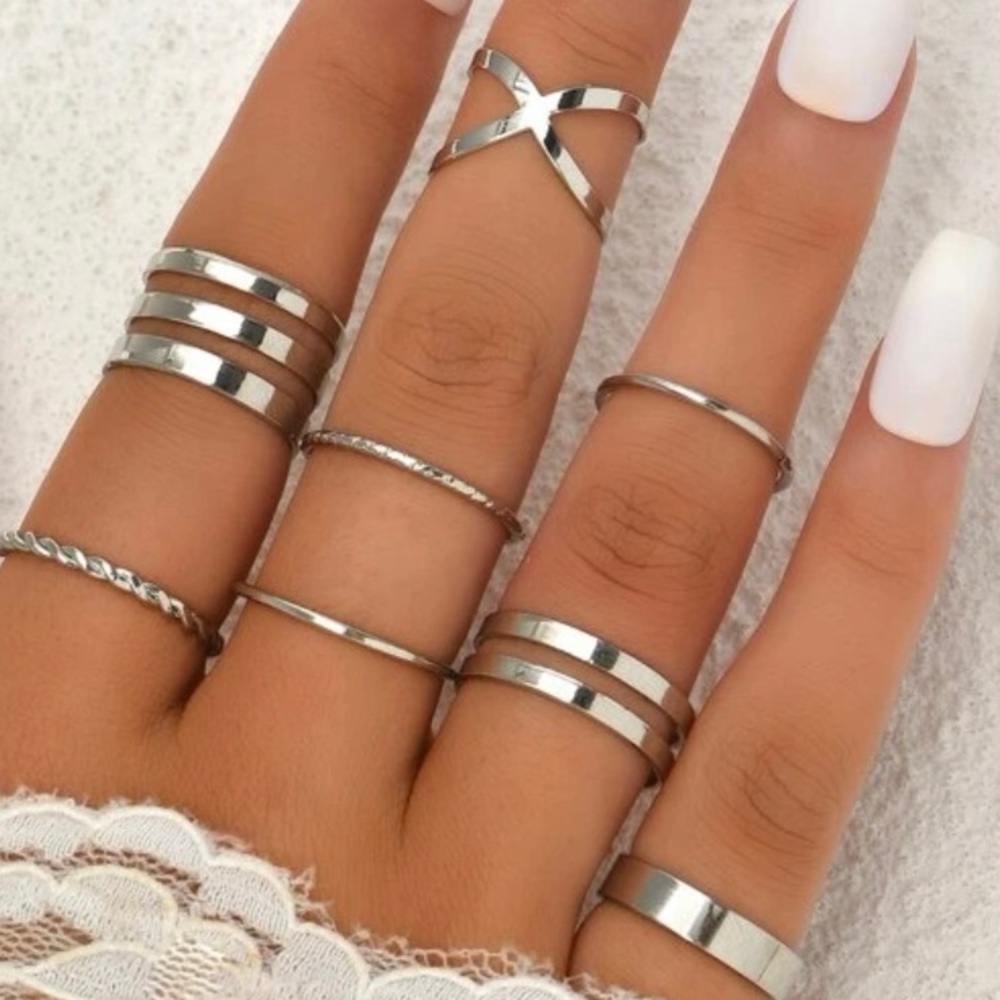 Rings 8 piece Adjustable